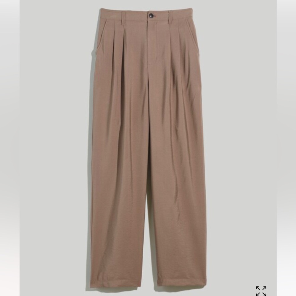 Madewell Barroway Wide-leg crop pants